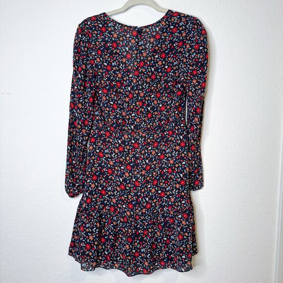 ALC Renata Black Floral Mini Dress - Picture 5 of 11